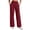 Wine #004, variant on Wide Leg Yoga Pants for Women High Waisted Loose Fit Casual Summer Workout Lounge Trousers with Pockets, 2XL