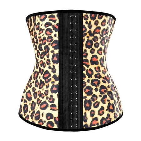 

Shapewear For Women Tummy Control Plus Size Leopard-Print -Building -Burning Rubber Belt Body Shapers Yellow M