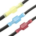 thumbnail image 4 of Uxcell 150PCS Conector Hembra en Forma de Pala 22-18 AWG Nylon Desconexión Rápida Roja, 4 of 5