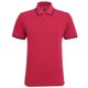thumbnail image 1 of Asquith & Fox - Polo de manga corta ajuste clasico Modelo Tipped hombre caballero (Rojo Jaspeado/Marino), 1 of 1