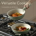 thumbnail image 6 of Carote 5 Pcs Pots and Pans Nonstick, Cookware Set with Detachable Handles, Oven Safe, Induction Ready, Stackable Kitchen Cooking Set, Green, 6 of 9