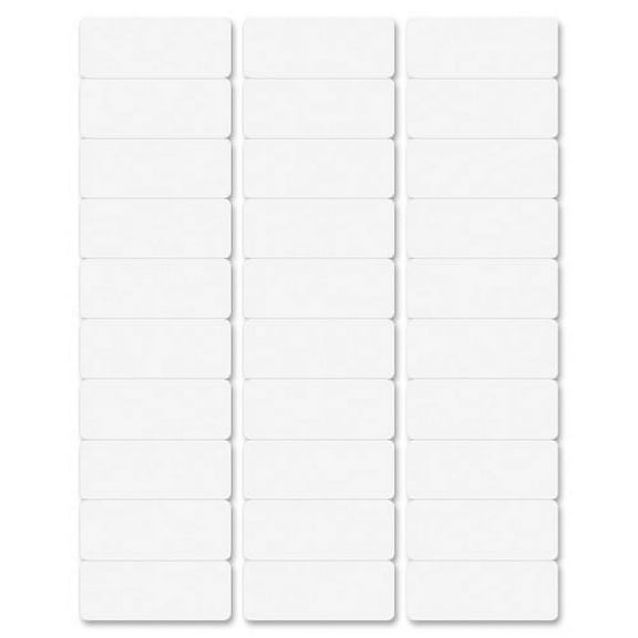 Business Source Bright White Premium-quality Address Labels Permanent Adhesive - 1" x 2.62" Length - Laser, Inkjet - Bright White - 30 / Sheet - 500 Total Sheets - 15000 / Carton
