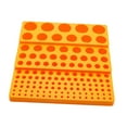 thumbnail image 2 of Caja de almacenamiento para fresas, dispensador de brocas, organizador multifuncional con base antideslizante, soporte profesional para herramientas, amarillo, 2 of 8