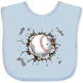 thumbnail image 3 of Inktastic Baseball Breakthrough Boys or Girls Baby Bib, 3 of 4