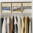thumbnail image 2 of SpaceAid Storage Cubes with Clear Windows, Set of 6 Fabric Bins, 11 Inch, Beige, 2 of 7