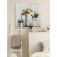 thumbnail image 5 of Marmont Hill Glowing Yellow Flowers Canvas Wall Art, 32" x 32", 5 of 7