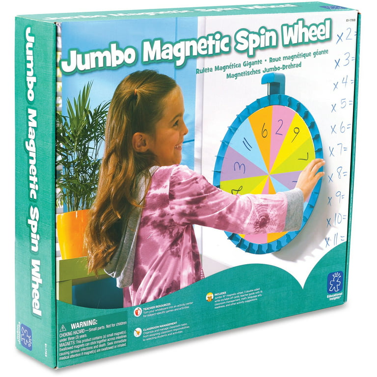 marmorering frost mareridt Educational Insights Jumbo Magnetic Spin Wheel - Walmart.com
