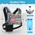 thumbnail image 3 of Maelstrom Running Vest for Men & Women, Detachable Hydration Pack with 2L Bladder, Breathable Backpack for Hiking, Cycling, Marathon, 3 of 8
