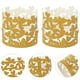 thumbnail image 2 of KAKOWELY 50 anillos para servilletas de fiesta, soporte para anillos de servilleta de papel, hebilla hueca para servilletas, exquisito soporte para servilletas, 2 of 4
