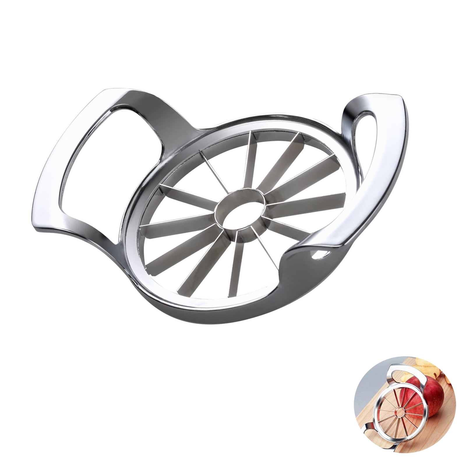 Extra Large Apple Corer, Upgraded 12 Blade UltraSharp Apple Slicer