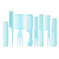thumbnail image 1 of 8 PCS Hair Styling Combs Set Peines de peluquería Abanopi Peines para el cabello, 1 of 6