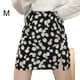 thumbnail image 3 of Guardurnaity de mujer Estampado de flores corta de cintura alta Split A-line Girl Cloth Prendas para la parte inferior del cuerpo negro METRO Guardurnaity AP001947-02, 3 of 6