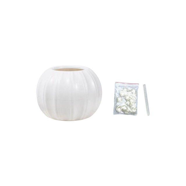 Jarrones para Flores Jarrón de Plástico Creativo con Forma de Calabaza Jarrón Decorativo, Material de Vestido de Vacaciones, Dos Mitades Empalmadas