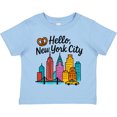 thumbnail image 3 of Inktastic Hello New York City Boys or Girls Toddler T-Shirt, 3 of 5