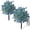 blue, variant on 12" Artificial Wildflower Stakes Outdoor Faux Plastic Flowers for Garden, Patio Decor