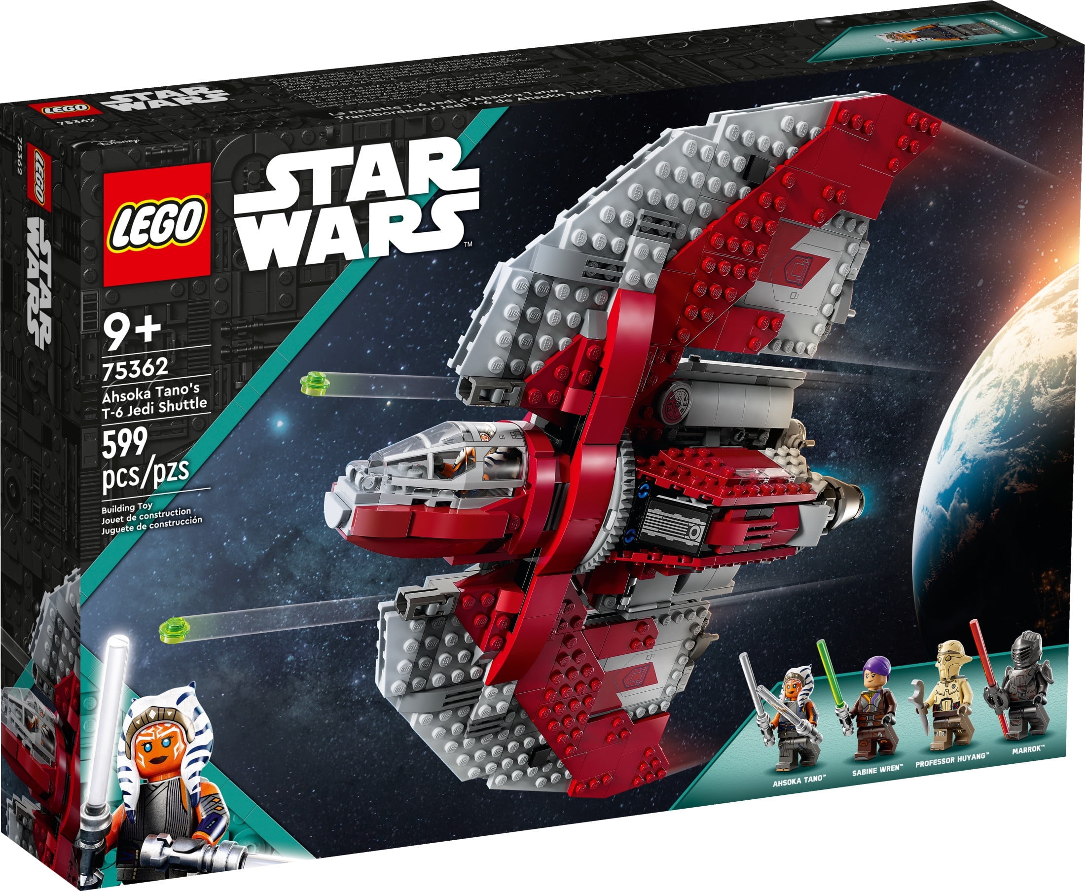 LEGO Star Wars Ahsoka Tano‚Äôs T-6 Jedi Shuttle Building Toy