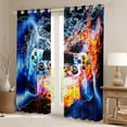 thumbnail image 2 of Manfei Boys Girls Video Game Black Out Curtains,Abstract Gamepads Curtains Pack of 2 (42x63 Each),Gradient Lightning Gamer Bedroom Curtains,Luxury Bedroom Decor, 2 of 6