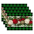 thumbnail image 2 of Dongrere Set of 4 Festive Christmas Placemats – Dining Table Decor for Winter Xmas, Spill-Proof & Easy Clean for Holiday Gatherings, 2 of 8