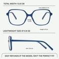 thumbnail image 2 of Gafas de bloqueo de luz azul miyya para moda femenina, 2 of 6