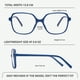 thumbnail image 2 of Gafas de bloqueo de luz azul miyya para moda femenina, 2 of 6