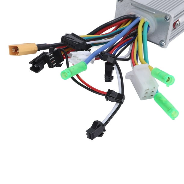 Kit de controlador de patinete eléctrico, controlador de patinete multidatos de 350W, medidor LCD con acelerador de pulgar para reacondicionamiento de 48V y 60V
