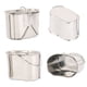 thumbnail image 4 of Juego de utensilios de cocina Utensilios de cocina para acampar Taza de comedor de acero inoxidable Maceta colgante con estufa de leña Juego para supervivencia al aire libre Mochilero Senderismo Picni, 4 of 7