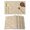 Beige, variant on Beige Floral Placemats Set of 8, Vintage Spring Botanical Flowers Placemats for Dining Table, Place Mats for Kitchen Tabletop, Waterproof Wipeable Dining Table Mats Set