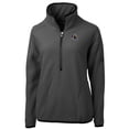 thumbnail image 2 of Women's Cutter & Buck Charcoal Los Angeles Rams Helmet Cascade Eco Sherpa Fleece Half-Zip Jacket, 2 of 3