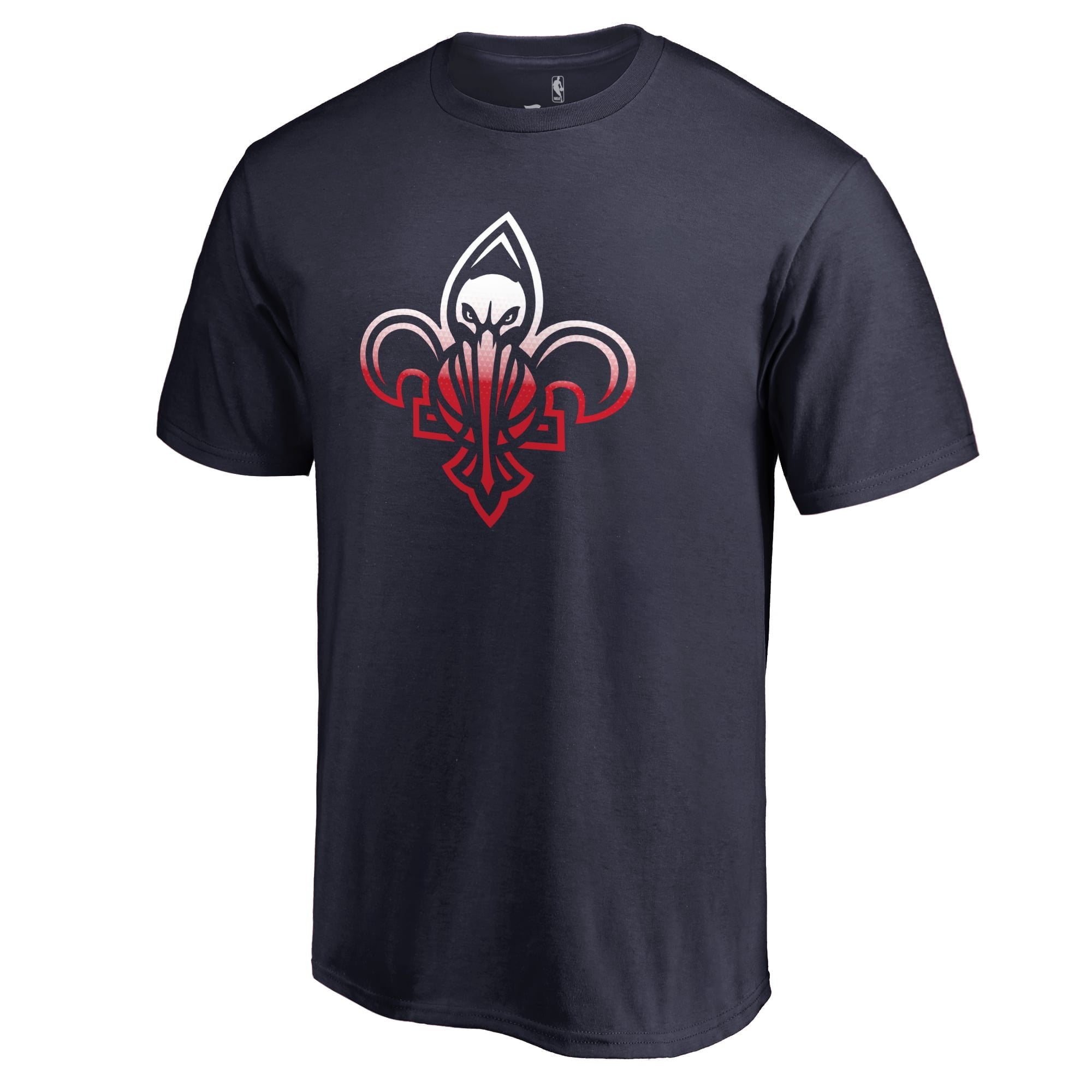 Men's Navy New Orleans Pelicans Gradient Logo T-Shirt