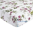 thumbnail image 2 of Marina Decoration Ultra Soft Silky Deep Pocket Rich Printed Bedding Rayon from Bamboo All Season 6 Pieces Sheet Set with Pillowcases, Pink Light Floral Pattern, 2 of 7