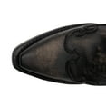 thumbnail image 5 of Ferrini Western Boots Mens Cowboy Caiman Tail D Toe Black 10371-09, 5 of 6