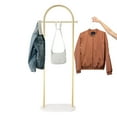 thumbnail image 5 of Coat Rack Freestanding | White Marble Base, Modern Gold Coat Racks | Fashionable Standing Coat Rack, Stable Entrance Coat Hanger for Entryway Hallway, Office or Bedroom, 5 of 9
