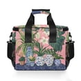 thumbnail image 7 of FORMRS Insulated Cooler Bag 24 Cans Capacity Soft Leakproof Lunch Box with Side Pockets, Floral Vase, 7 of 7