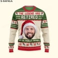 thumbnail image 4 of Suéteres de punto navideños feos con personajes/mascotas personalizados y fotos personalizadas, jerséis de regalo de Navidad, tops para parejas, fiestas, unisex, informales, 12, 4 of 5