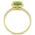 thumbnail image 4 of Everly Women's Peridot 10k Yellow Gold Ring, 4 of 7