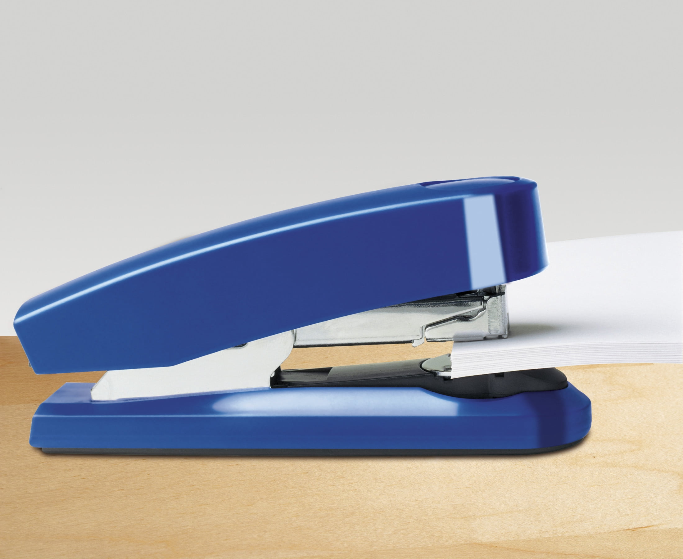 Novus B4fc Flat Clinch Stapler, 50 Sheet Max, German Engineered, Staple|Pin|Tack, Blue (020-1468)