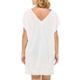 thumbnail image 2 of Christina Blue Women's V-Neck Coverup Dress, 2 of 2
