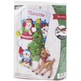 thumbnail image 1 of Bucilla Felt Stocking Applique Kit 18" Long-Tree Party, 1 of 7