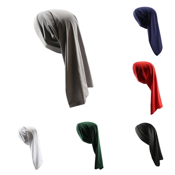 XIAOCHA Men’S Stretch‑Fit Skullcap Solid Hats Casual Fall‑Winter Snood,Grey