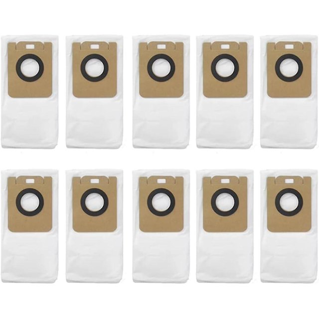 Paquete de 10 bolsas de polvo para robot aspirador Xiaomi Dreame Bot Z10 Pro/L10 Plus