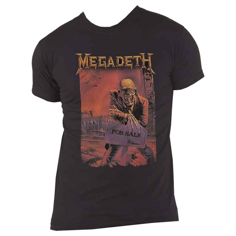 Megadeth Unisex T-Shirt: Peace Sells Album Cover (Back Print