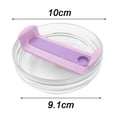thumbnail image 2 of Tapa de repuesto para vaso de 40 oz compatible con Stanley Cup, paquete de 2 tapas de repuesto transparentes compatibles con vasos de viaje Stanley, cubiertas de vaso a prueba de derrames para, 2 of 5