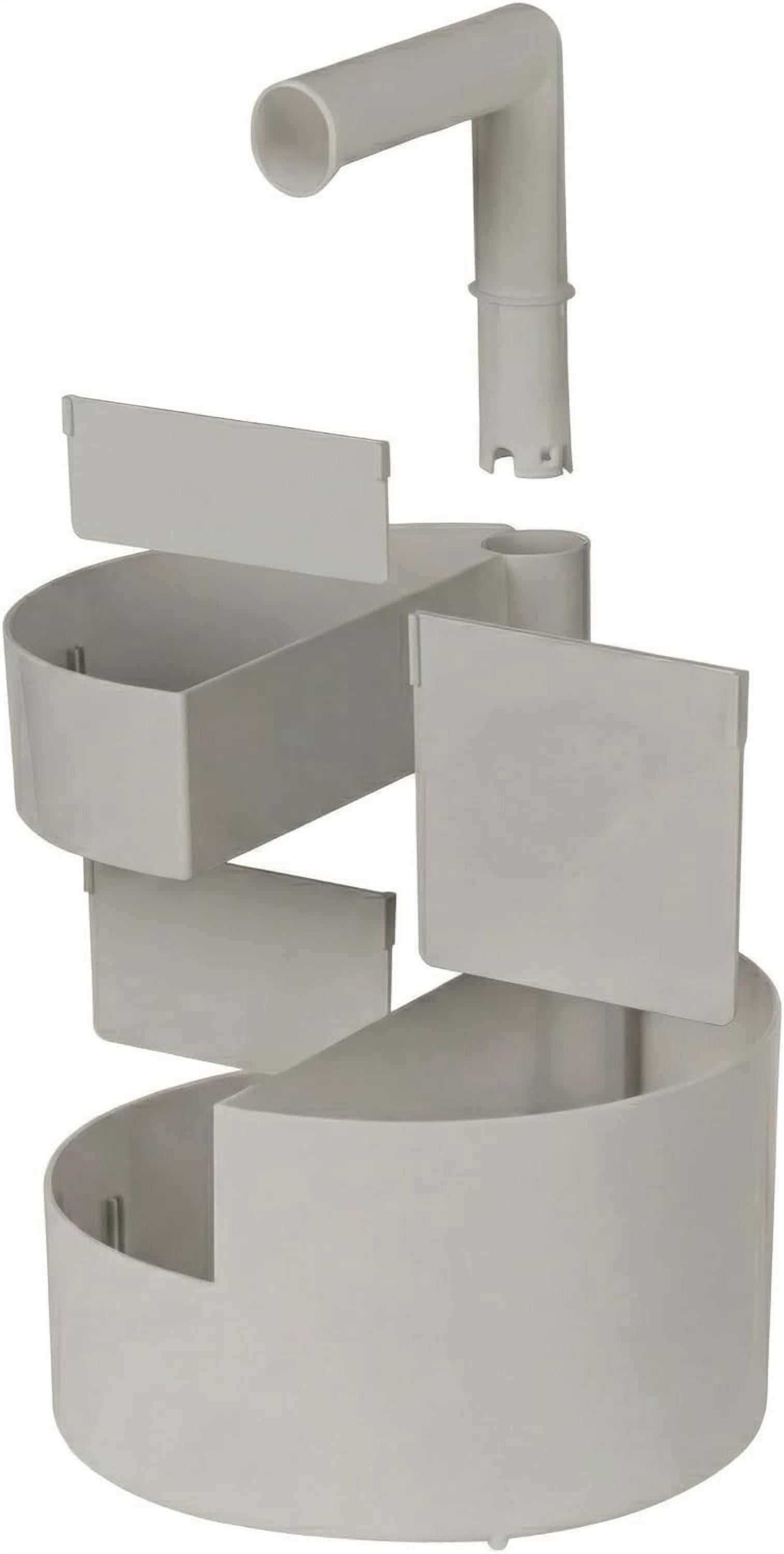 IRIS Desk Caddy Organizer with Built-In Handle for Markers, Pens, Arts & Crafts, Gray, 2Pk
