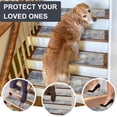 thumbnail image 4 of Stair Treads Non Slip for Wooden Steps 8"x30" Grey Rubber Backing Stair Runner Mats Washable Reusable Carpet for Stairs Rugs Indoor Safety Staircase Step Treads for Kids Elders Dogs, 4 of 8