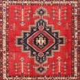 thumbnail image 1 of Ahgly Company Machine Washable Indoor Square Traditional Rust Pink Area Rugs, 4' Square, 1 of 7