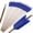 Blue, variant on limaity 12X Bamboo Arrows 33" Flu Flu Feathers Longbow Recurve Bow Archery Hunting