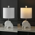 thumbnail image 6 of JONATHAN Y Koda 17.5" Eclectic Southwestern Resin/Iron Elephant LED Kids' Table Lamp, White, JYL1143D, 6 of 7