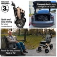 thumbnail image 4 of 330 lbs Weight Capacity, 19 Miles Battery Range, Electric Wheelchairs for Adults, US Based Premium Customer Support, Remote Controlled Lightweight Wheel Chair for Seniors, IQ-8000 by Majestic, 4 of 8