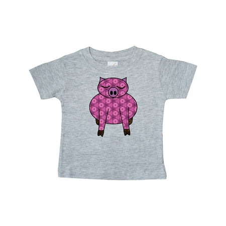 

Inktastic Patterned Pig Gift Baby Boy or Baby Girl T-Shirt