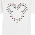 thumbnail image 3 of Disney - Christmas Lights Mickey Head - Men's Short Sleeve Graphic T-Shirt, 3 of 5